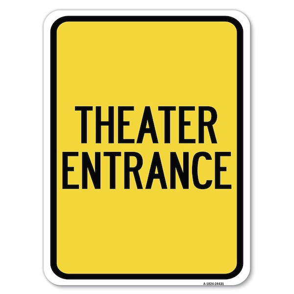 Safety Sign, 18 in Height, Aluminum, 24 in Length, 24431